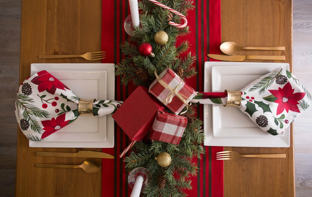 DII Woodland Christmas Napkin (Set of 6) 6 DII Woodland Christmas Napkin (Set of 6) - Image 4