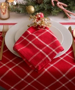 DII Christmas Holly Berry Plaid Napkin (Set of 6) 13 DII Christmas Holly Berry Plaid Napkin (Set of 6) -Elan Online Shop 10e975526b6d4ea6acb5fcf75b9ee746 1080x