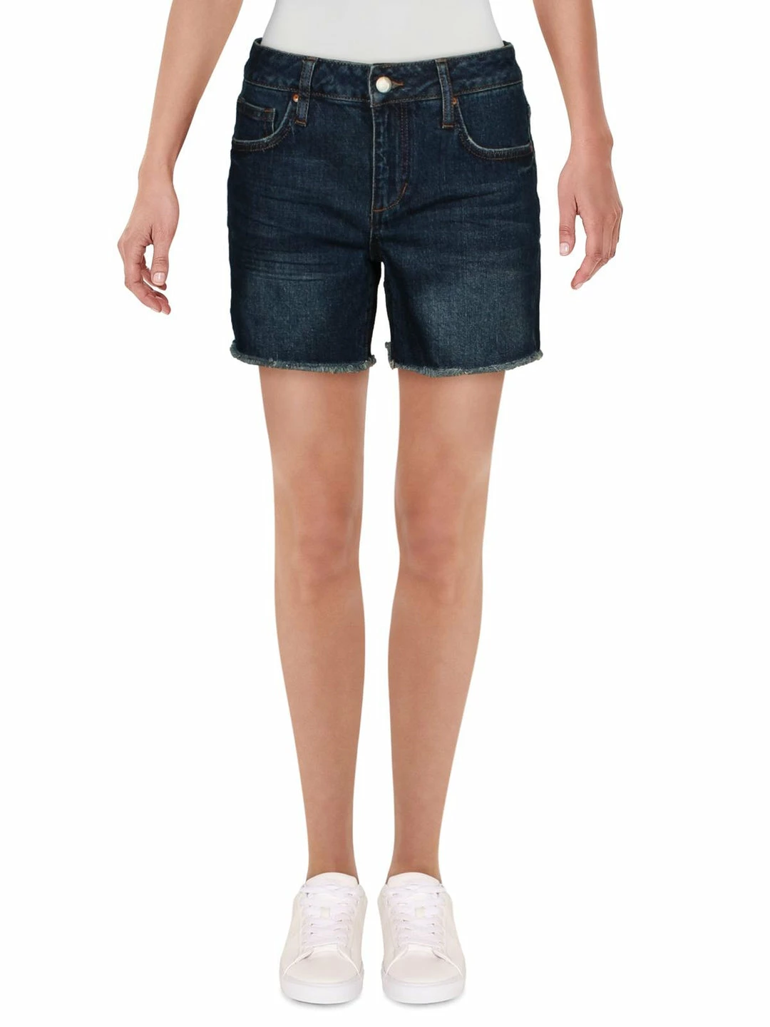 Joe's Jeans Womens Mid-Rise Frayed Hem Cutoff Shorts 3 Joe's Jeans Womens Mid-Rise Frayed Hem Cutoff Shorts