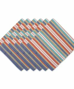 DII Caliente Kitchen Stripe Napkin (Set of 6)