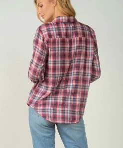 Elan women Lulu Plaid Button Down Shirt in Red Plaid -Elan Online Shop 4180141fd8a24539b8043e643c9be9e3 95e12764 b7d8 452e b230 b40666e7d7ee 1080x