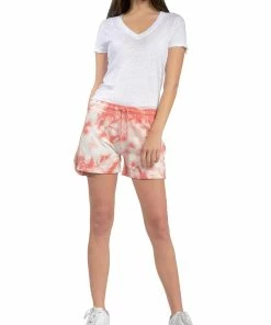 Elan Womens Cotton Tie-Dye Shorts