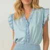 Elan women Ruffled Shoulder Top in Blue Wash -Elan Online Shop 44b5a62df1024d64a7054445154c6996 1080x
