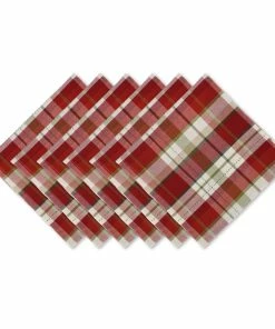 DII Mountain Trail Plaid Napkin (Set of 6)