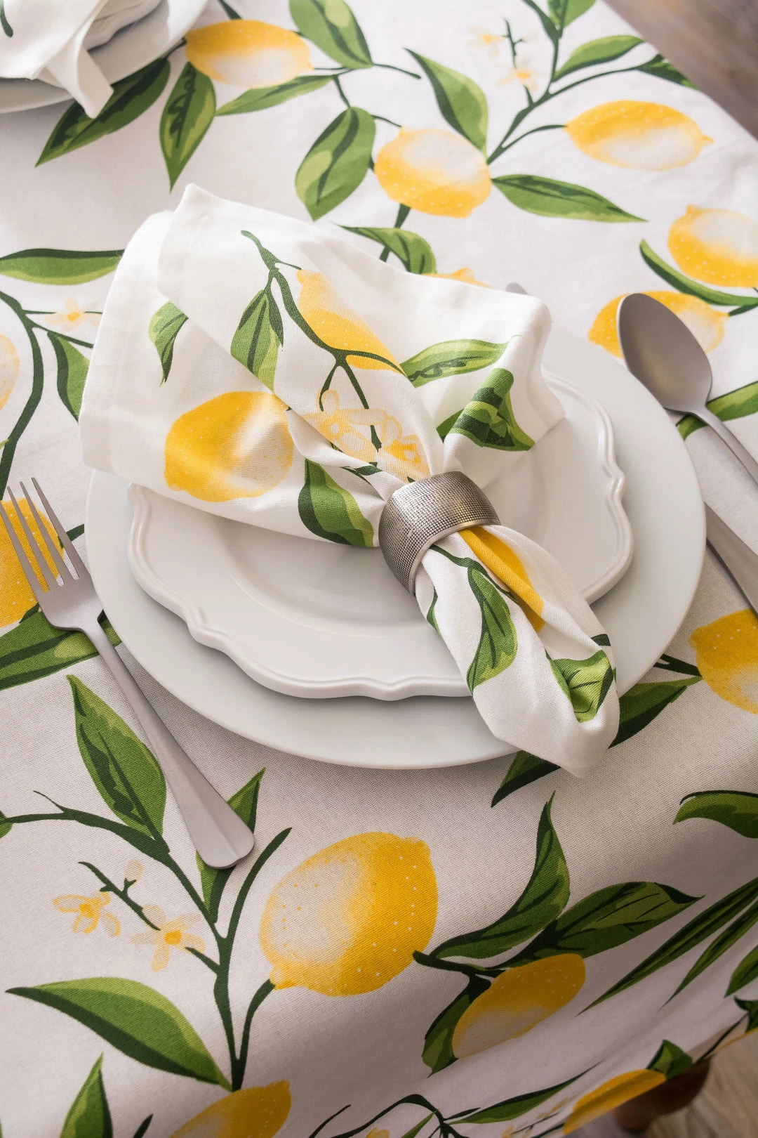 DII Lemon Bliss Print Napkin (Set of 6) 5 DII Lemon Bliss Print Napkin (Set of 6) - Image 3