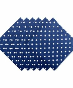 DII 4th of July Check Napkin (Set of 6)