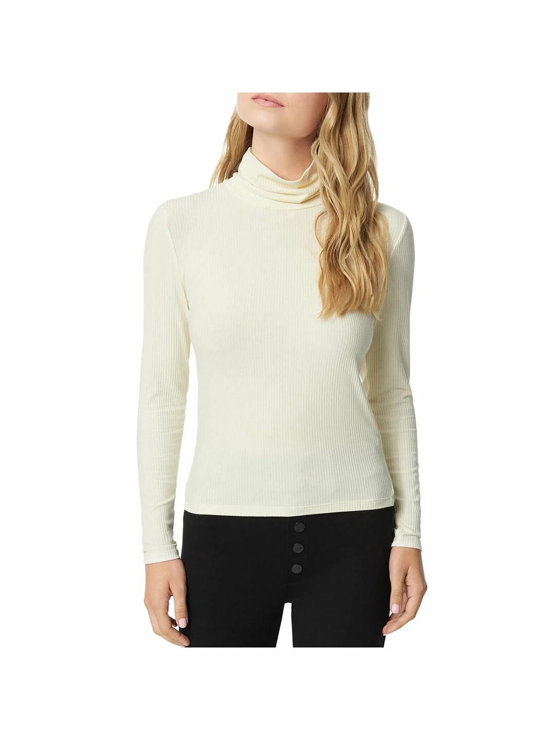 Joe's Jeans Harriette Womens Ribbed Knit Knot Back Turtleneck Top 5 Joe's Jeans Harriette Womens Ribbed Knit Knot Back Turtleneck Top - Image 3