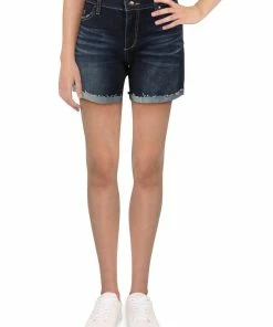 Joe's Jeans Womens Mid-Rise Cuffed Shorts