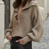 Elan women Sienna Collared Sweater in Taupe 1 Elan women Sienna Collared Sweater in Taupe -Elan Online Shop 588edc8db17b4071809dca3c0c00fca4 1b47cfc3 df39 4998 84ed 5a6c1073243f 1080x