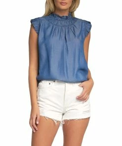 Elan Womens Ruffled Sleeveless Blouse 10 Elan Womens Ruffled Sleeveless Blouse -Elan Online Shop 5c0757ceaa654f9aab41934bbd9d1707 1080x