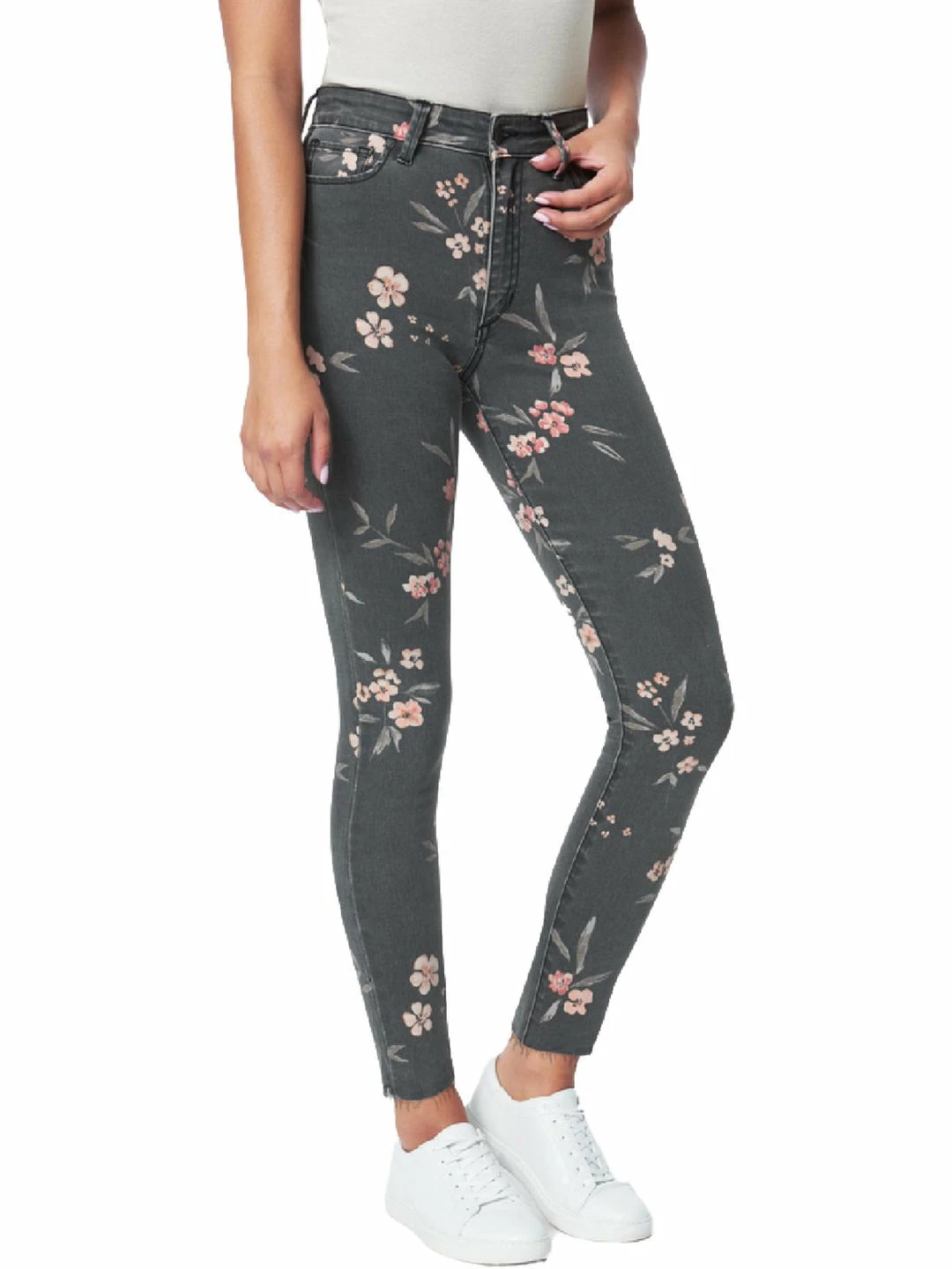 Joe's Jeans The Charlie Womens High-Rise Floral Print Skinny Jeans 3 Joe's Jeans The Charlie Womens High-Rise Floral Print Skinny Jeans