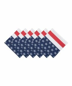 DII 4th of July Stars & Stripe Napkin (Set of 6)