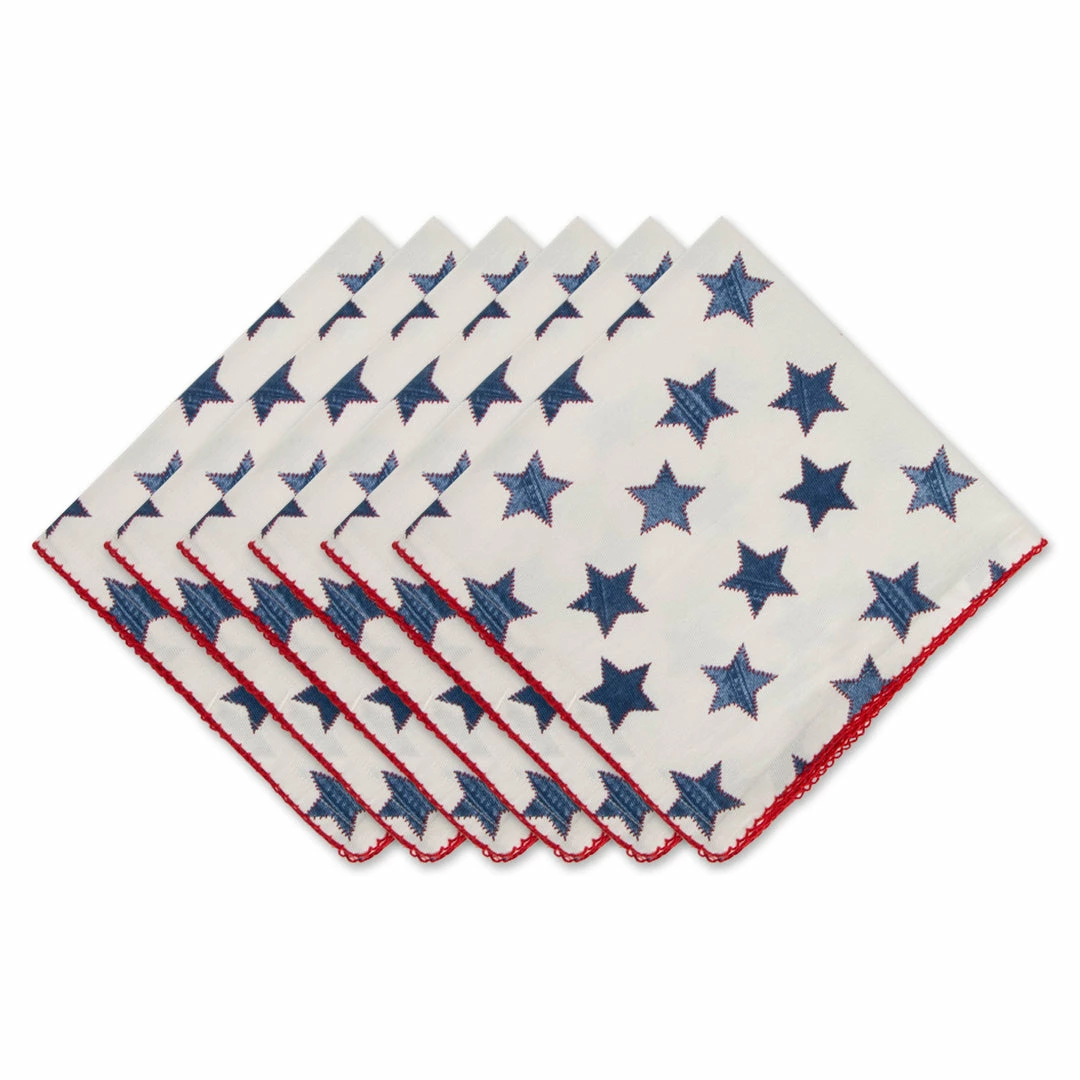 DII American Multi Stripe Napkin (Set of 6) 3 DII American Multi Stripe Napkin (Set of 6)