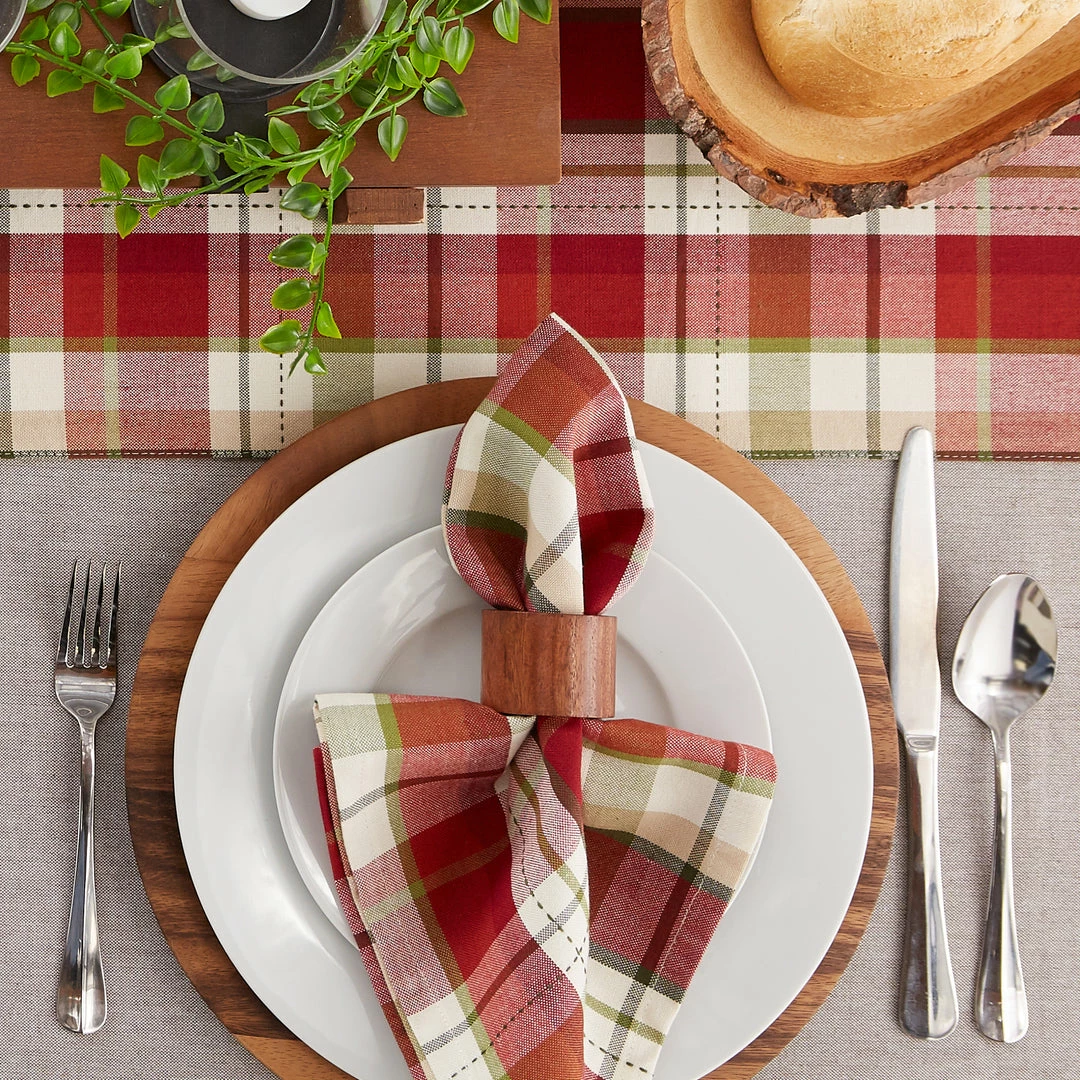 DII Mountain Trail Plaid Napkin (Set of 6) 8 DII Mountain Trail Plaid Napkin (Set of 6) - Image 6