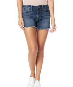 Joe's Jeans Womens Mid-Rise Frayed Hem Cutoff Shorts