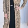 Elan women Rue Leopard Cardigan in Leopard