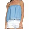 Elan Womens Chambray Fringe Crop Top -Elan Online Shop 7d5a8527117c4fc2bd9cf67d5371b42f 1080x
