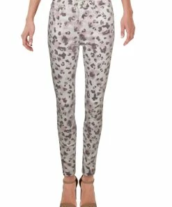 Joe's Jeans The Charlie Womens High Rise Animal Print Skinny Jeans