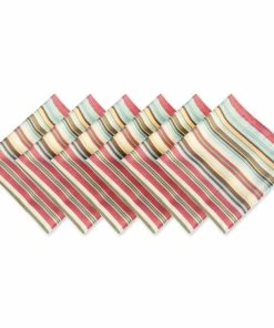 DII Outdoor Summer Stripe Napkin (Set of 6)