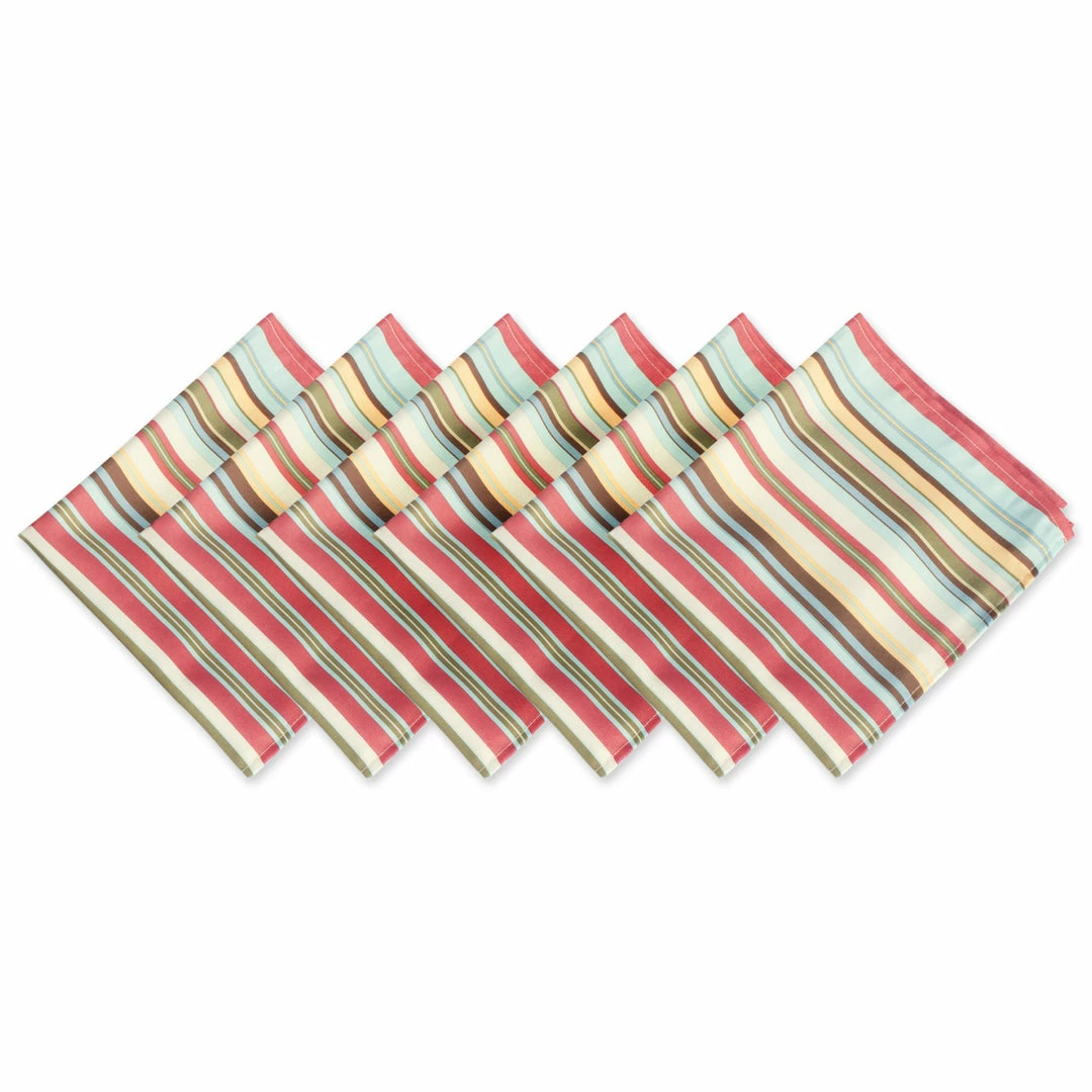 DII Outdoor Summer Stripe Napkin (Set of 6) 3 DII Outdoor Summer Stripe Napkin (Set of 6)