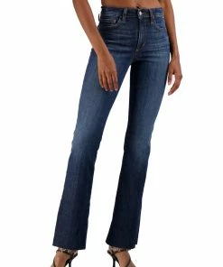 Joe's Jeans Womens High Rise Raw Hem Bootcut Jeans