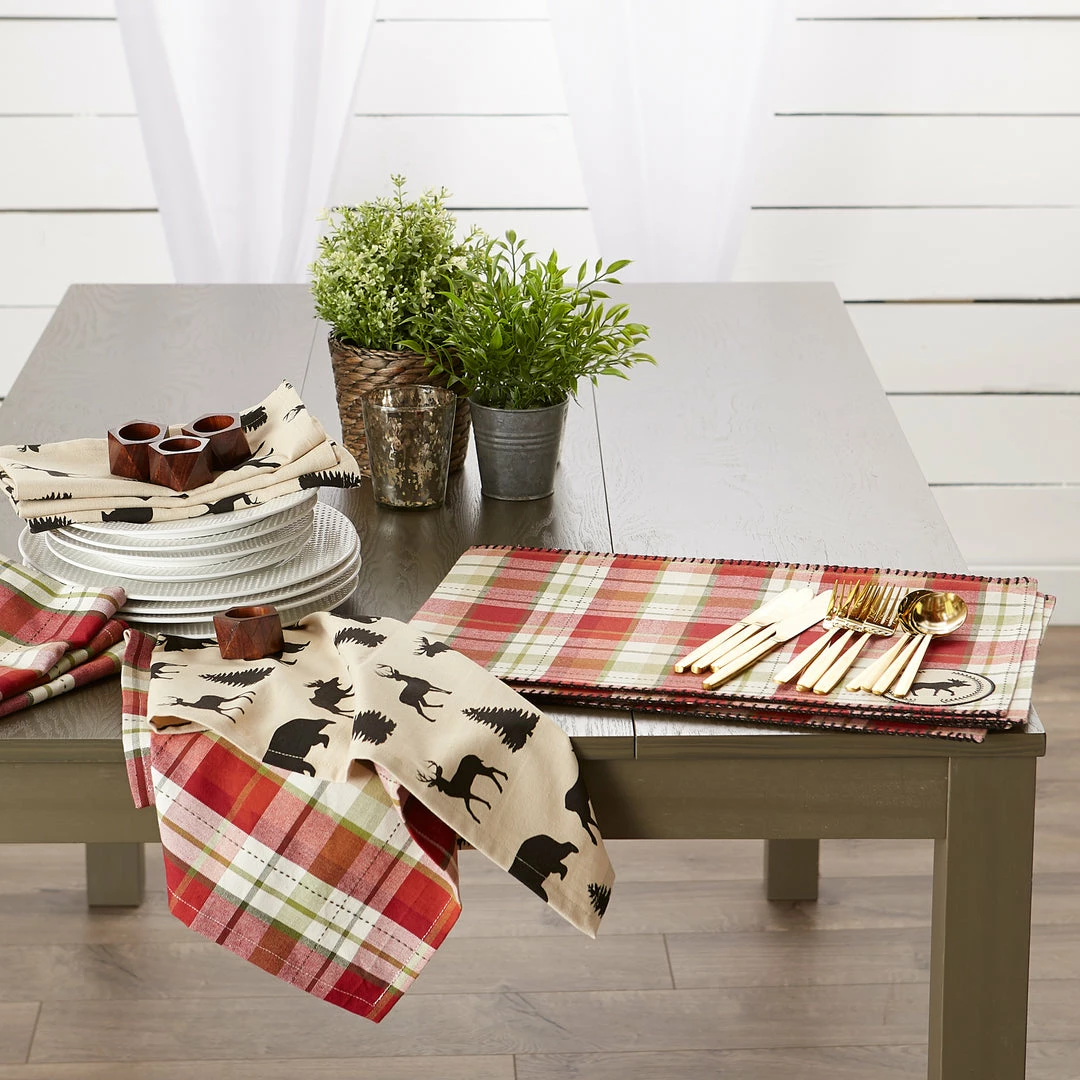 DII Mountain Trail Plaid Napkin (Set of 6) 6 DII Mountain Trail Plaid Napkin (Set of 6) - Image 4