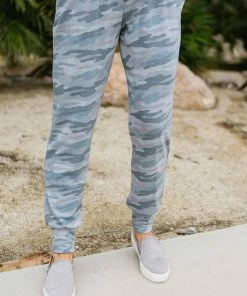 Elan women Jogger in Blue Camo