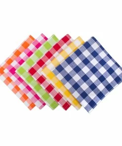 DII Checkers Tabletop Napkin (Set of 6)