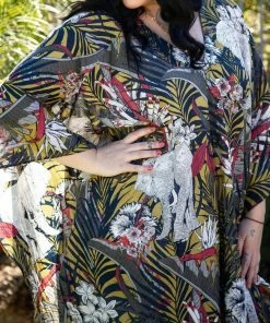 Elan women Safari Maxi Kaftan Cover Up In Olive -Elan Online Shop a5814774e08849debecf4bf6aef257c0 1080x