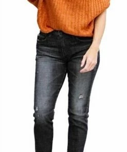 Elan women Mock Neck Short Sleeve Pull Over in Copper