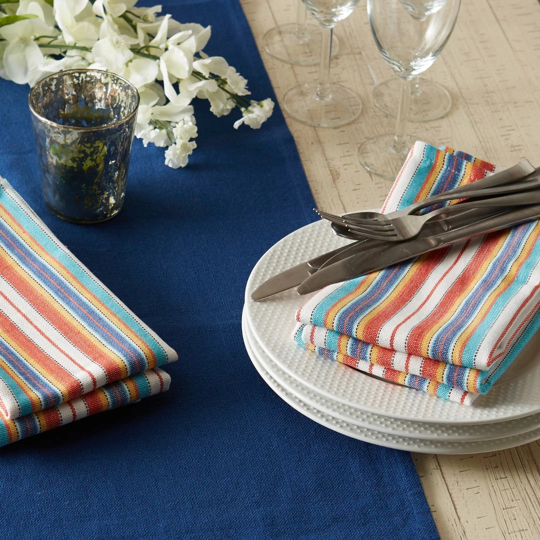 DII Caliente Kitchen Stripe Napkin (Set of 6) 7 DII Caliente Kitchen Stripe Napkin (Set of 6) - Image 5