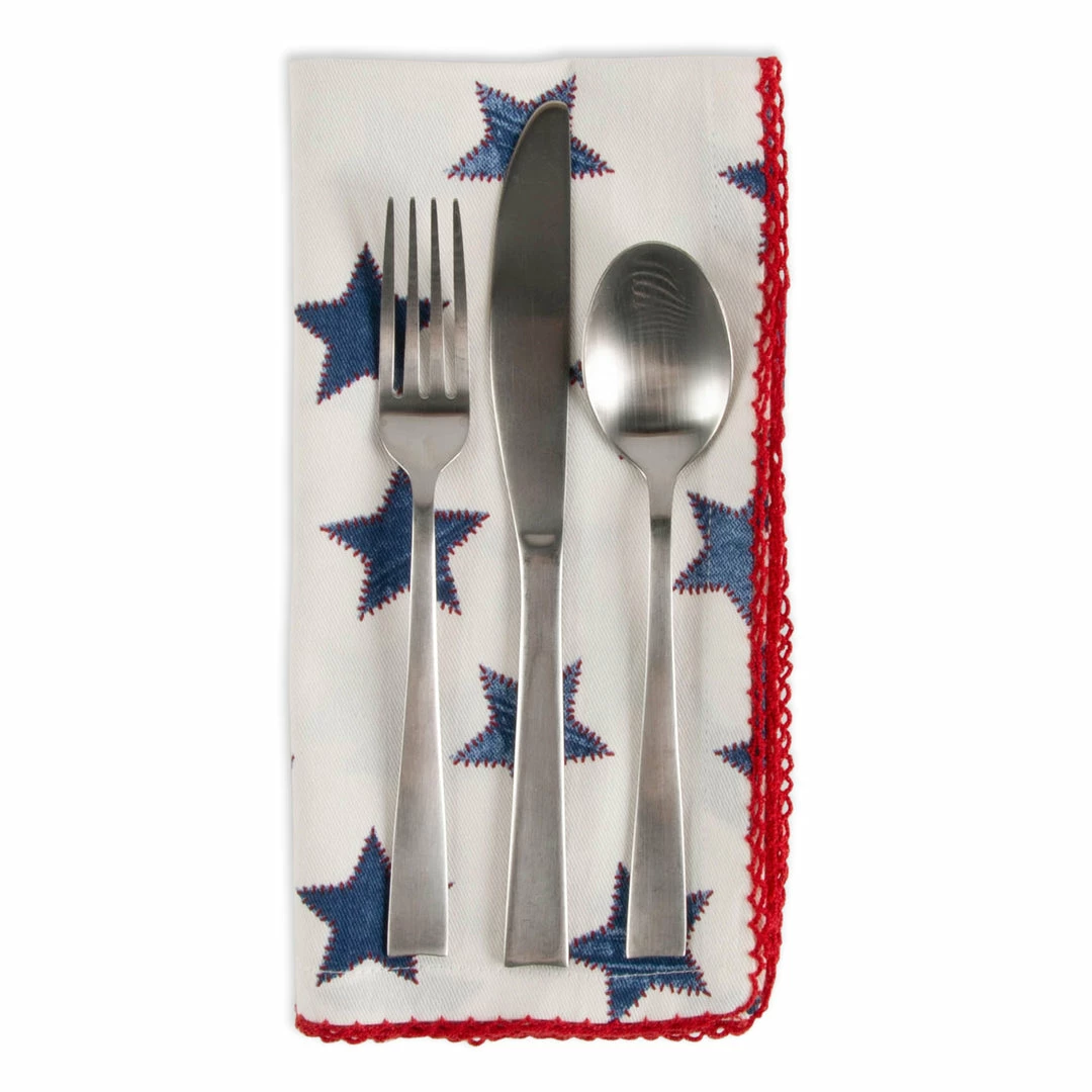 DII American Multi Stripe Napkin (Set of 6) 5 DII American Multi Stripe Napkin (Set of 6) - Image 3