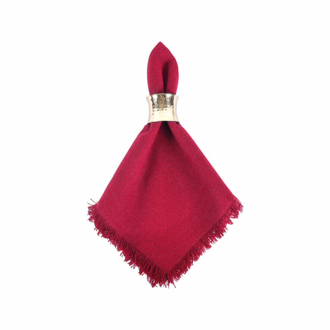 DII Fringed Solid Heavyweight Napkin (Set of 6) 4 DII Fringed Solid Heavyweight Napkin (Set of 6) - Image 2