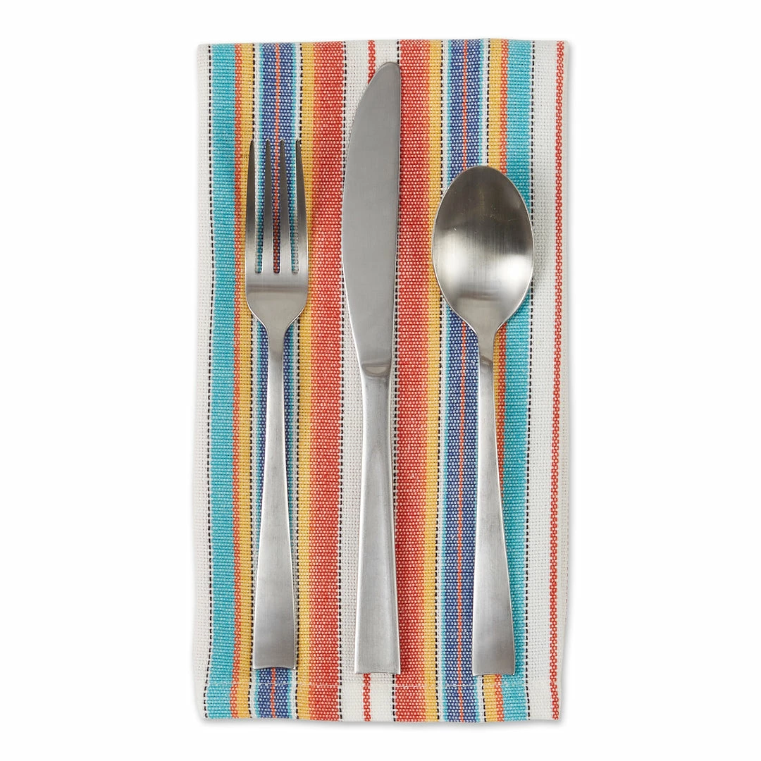 DII Caliente Kitchen Stripe Napkin (Set of 6) 4 DII Caliente Kitchen Stripe Napkin (Set of 6) - Image 2