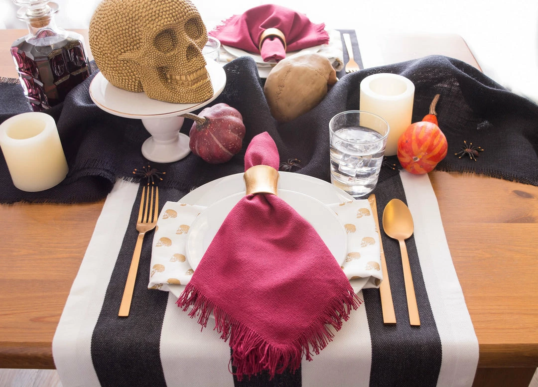 DII Fringed Solid Heavyweight Napkin (Set of 6) 7 DII Fringed Solid Heavyweight Napkin (Set of 6) - Image 5