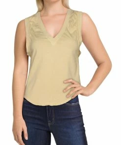 Joe's Jeans Gwen Womens Faded V-Neck Tank Top
