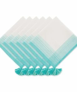 DII Border Stripe Fringe Napkin (Set of 6) -Elan Online Shop d615f661db424a899a8cc2527c159a73 1080x
