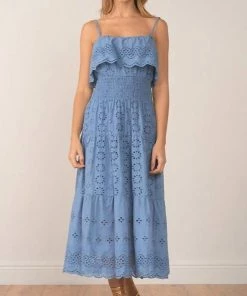 Elan women Genola Dress in Blue