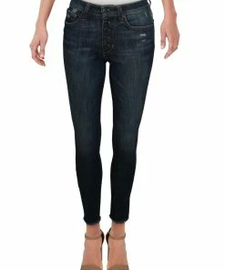 Joe's Jeans Womens High Distressed Skinny Jeans