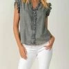 Elan women Ruffle Shoulder Top In Grey Wash 2 Elan women Ruffle Shoulder Top In Grey Wash -Elan Online Shop dd2858078701425097d703b81871fd71 1080x