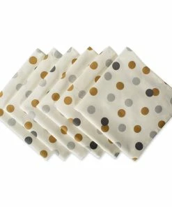 DII Printed Metallic Confetti Napkin (Set of 6)