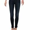 Joe's Jeans Womens Mid-Rise Raw Hem Skinny Jeans