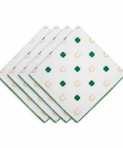 DII St. Patricks Day Plaid Napkin (Set of 6)