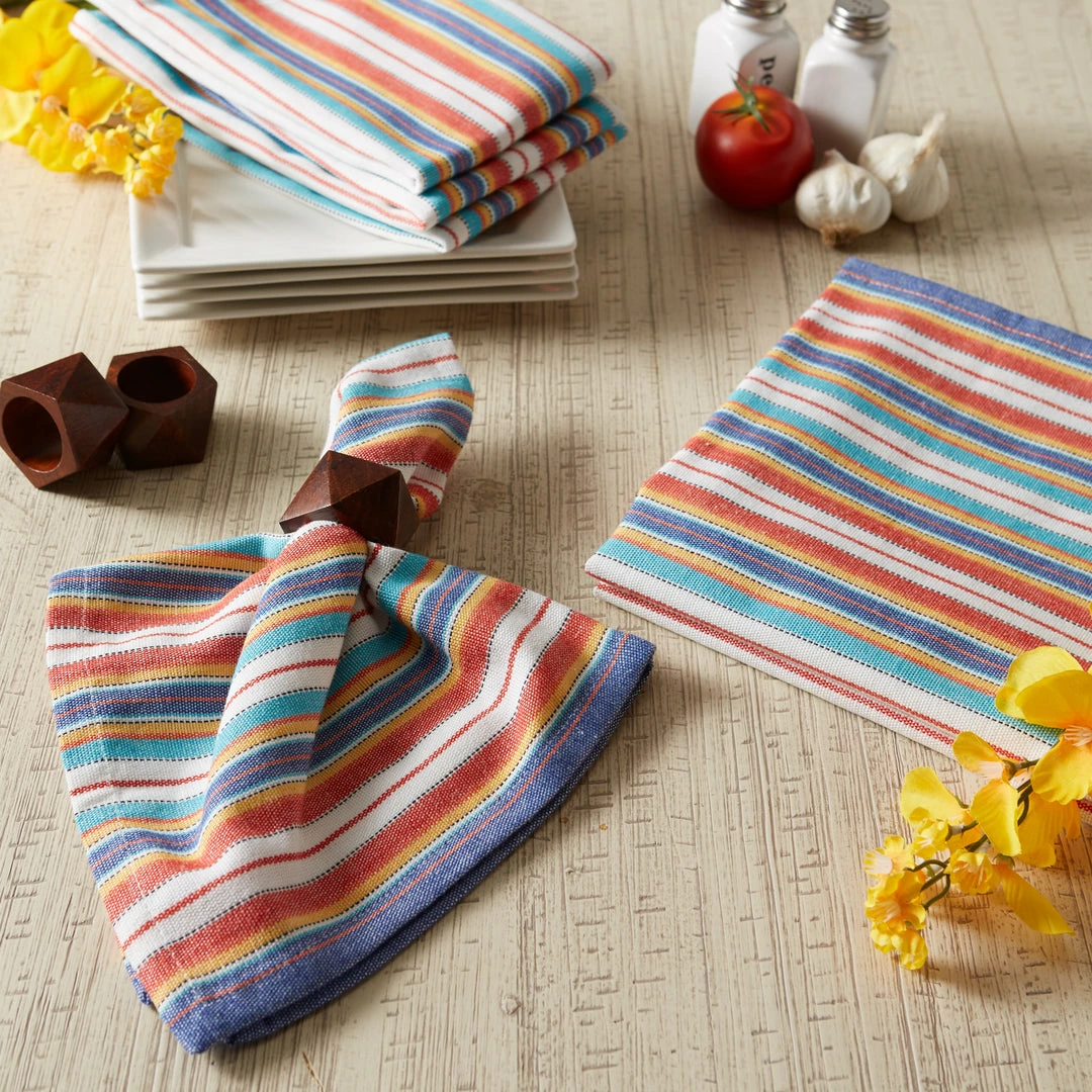 DII Caliente Kitchen Stripe Napkin (Set of 6) 8 DII Caliente Kitchen Stripe Napkin (Set of 6) - Image 6