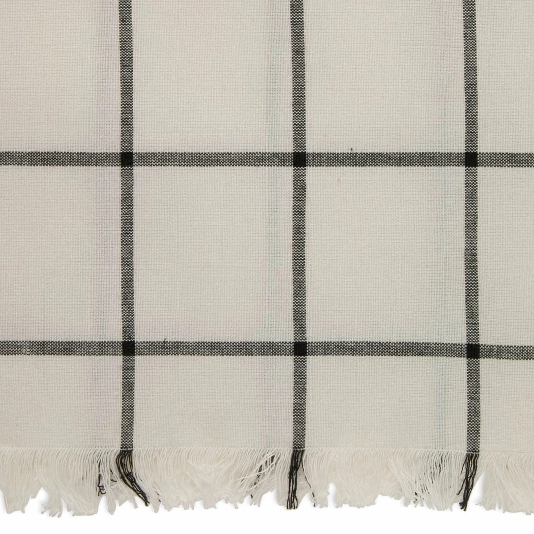 DII Basic Check Fringed Napkin (Set of 6) 6 DII Basic Check Fringed Napkin (Set of 6) - Image 4