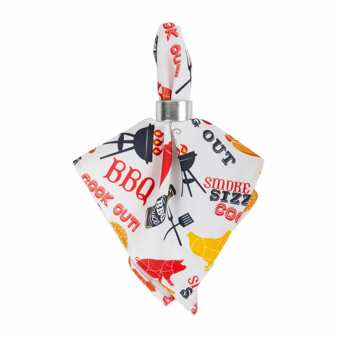 DII Outdoor BBQ Fun Napkin (Set of 6) 4 DII Outdoor BBQ Fun Napkin (Set of 6) - Image 2