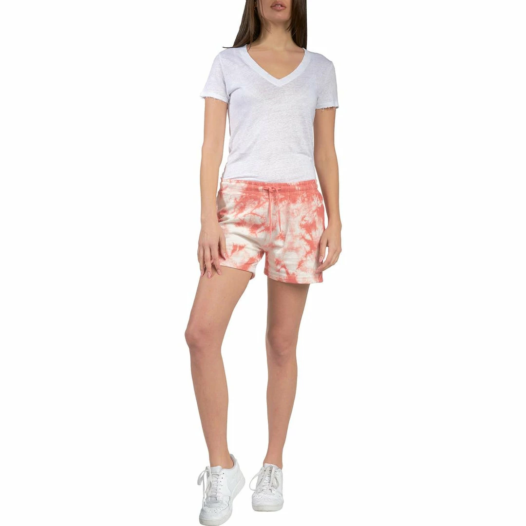Elan Womens Cotton Tie-Dye Shorts 6 Elan Womens Cotton Tie-Dye Shorts - Image 4