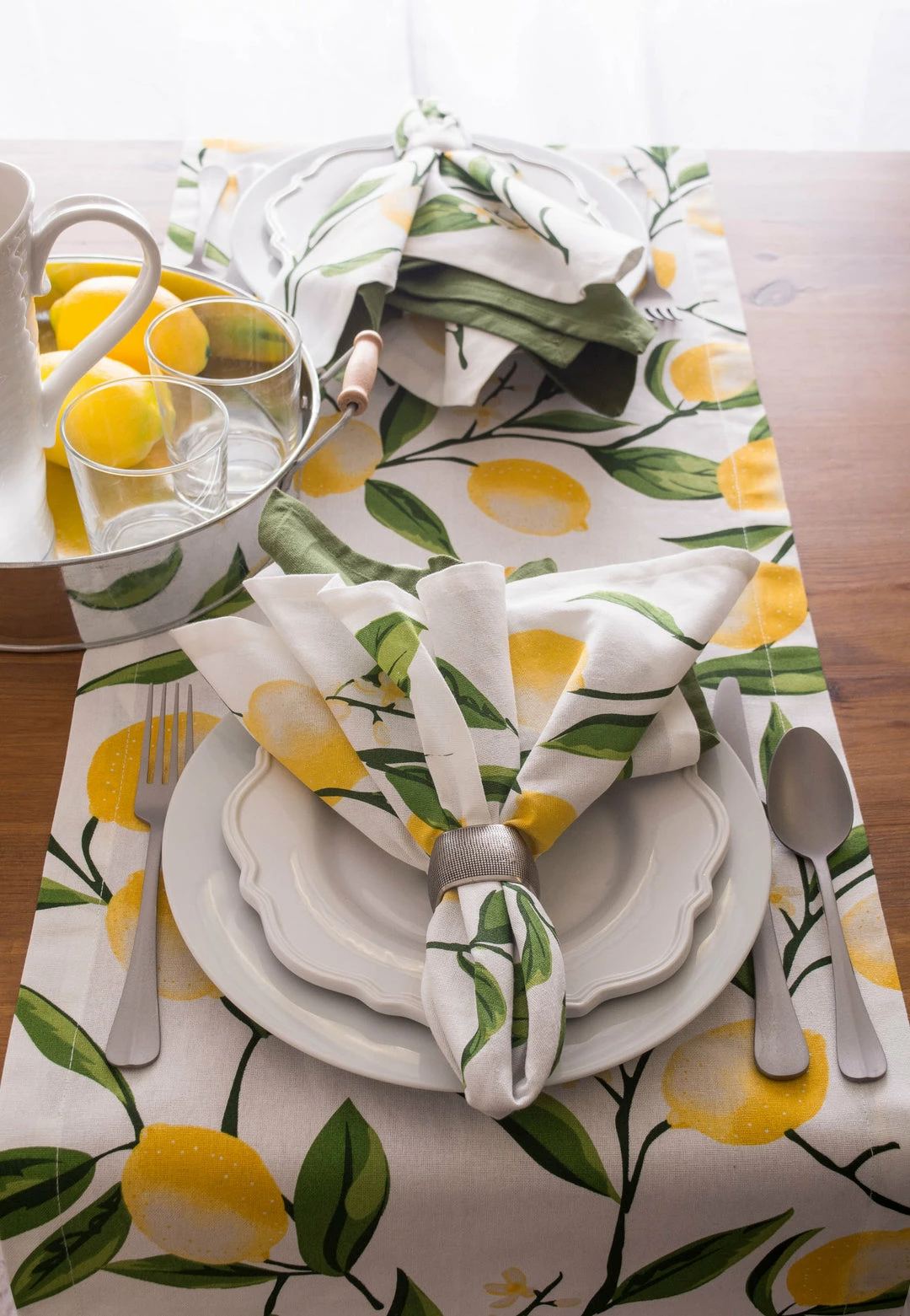 DII Lemon Bliss Print Napkin (Set of 6) 6 DII Lemon Bliss Print Napkin (Set of 6) - Image 4