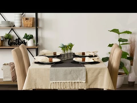 DII Fringed Solid Heavyweight Napkin (Set of 6) 10 DII Fringed Solid Heavyweight Napkin (Set of 6) - Image 8